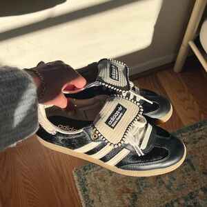 Adidas x Wales Bonner Pony Hair Tonal Samba (Black & White)